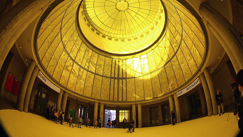 Illustration for article titled This Huge Art Installation Is Inspired By the LHC